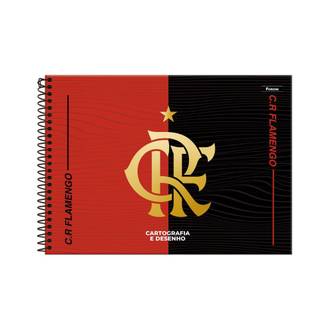 CADERNO DESENHO CAPA DURA 80FLS - ESPIRAL - 3393070 - FLAMENGO - UN - FORONI