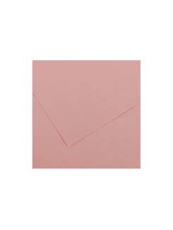 PAPEL IRIS VIVALDE 185G 25FL A4 - ROSA CLARO - UN - CANSON