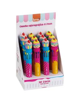 CANETA ESFER TUTTI FR 10 CORES 0.7MM - CA0511 - DPL 12 - BRW