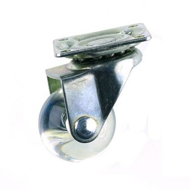 RODIZIO STARFER SILICONE GIRATÓRIO SEM TRAVA  35 MM