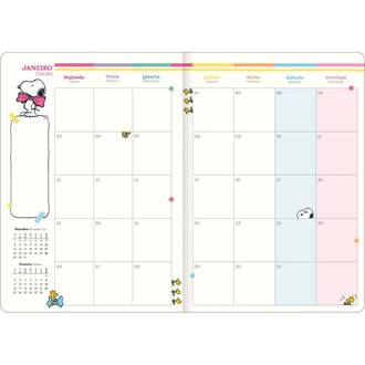 AGENDA COSTURADA SNOOPY M7 - PLANNER - UN - TILIBRA