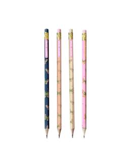LAPIS HB LOVE BORBOLETAS C/BORRACHA - 32255 - UN - MOLIN
