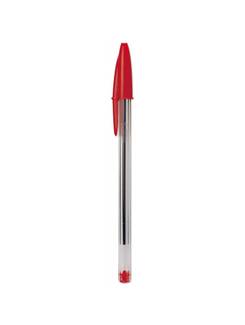 CANETA CRISTAL CLASSICA 1,0MM - VERMELHO - UN - BIC