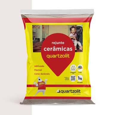 REJUNTE CERÂMICAS QUARTZOLIT PALHA 1.0KG