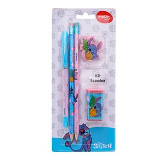 KIT ESCOLAR STITCH 5 PCS 31315 - UN - MOLIN