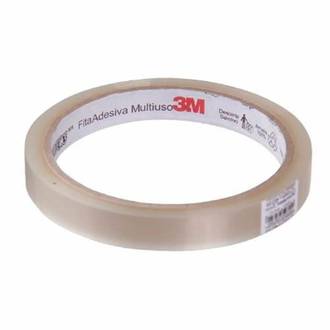 FITA ADESIVA DUREX 12X50  - TRANSPARENTE - PCT 6 - 3M