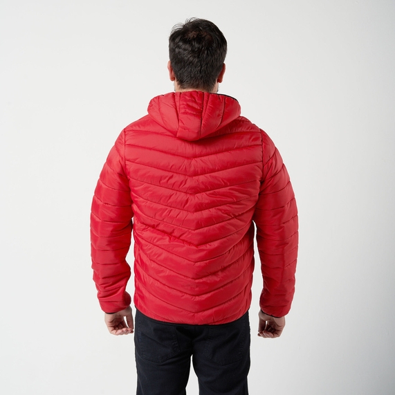 JAQUETA MASCULINA MATELASSÊ VERMELHO PADRÃO
