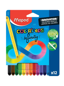 LAPIS DE COR  INFINITY 12 CORES - C/12 - CX 12 - MAPED