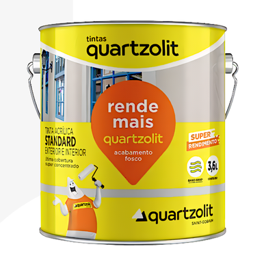 ACRÍLICO QUARTZOLIT RENDE MAIS STANDARD BRANCO NEVE 3.6L