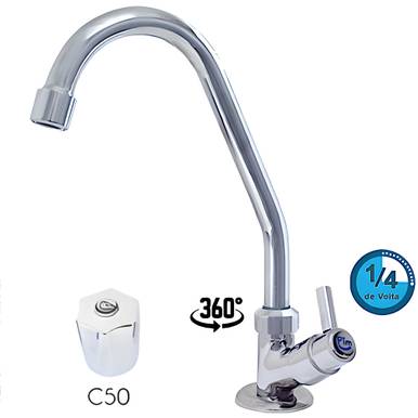 TORNEIRA PARA PIA PIM BICA MÓVEL MESA C50 2009 STANDARD