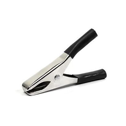 GARRA BATERIA 10A JACARE NACIONAL PEQ PRETA PNG