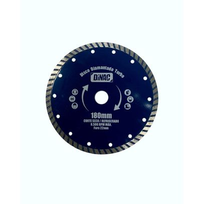 DISCO DIAMANTADO DINAC 180mm TURBO