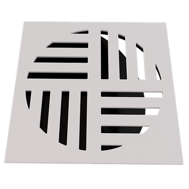 GRELHA COM FECHO AUTOMÁTICO ESTRELA 10 CM QUADRADA