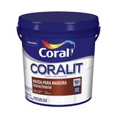 MASSA PARA MADEIRA CORALIT GL PLAS 5,7Kg