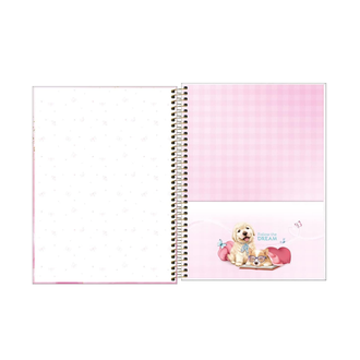 CADERNO UNIV CAPA DURA 1X1 80FLS - 308536 - JOLIE - UN - TILIBRA