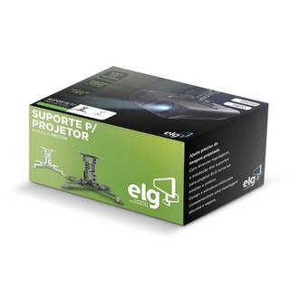 SUPORTE P/ PROJETOR DE TETO PRO100B - PRETO - UN - ELG