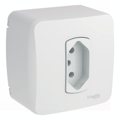 MILUZ CAIXA SOBREPOR TOMADA  2P+T 10A BR S3B66340