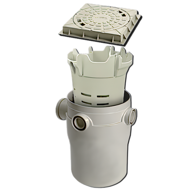 CAIXA DE GORDURA COM TAMPA E CESTO DN 300 AMANCO