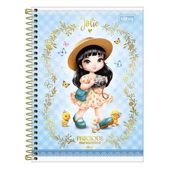 CADERNO UNIV CAPA DURA 10X1 160FLS - 308544 - JOLIE - UN - TILIBRA