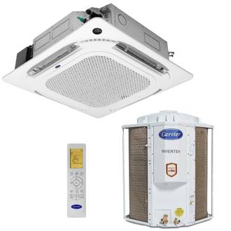 AR CASSETE 4V INVERTER 24K BTU 38TVCD24515MC-40KVQD24C5 220V - BRANCO - UN - CARRIER