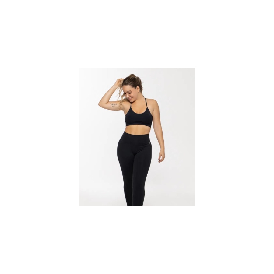 Top Roma Impacto Feminino Preto