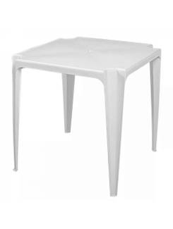 MESA PLASTICA QUADRADA 70X70 BELA VISTA - 15151001 - BRANCA - UN - MOR