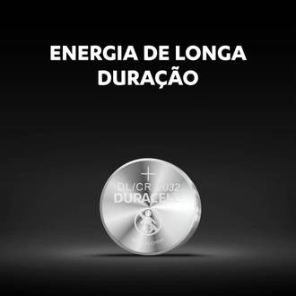 PILHA MOEDA CR 2032 2UN. - UN - DURACELL