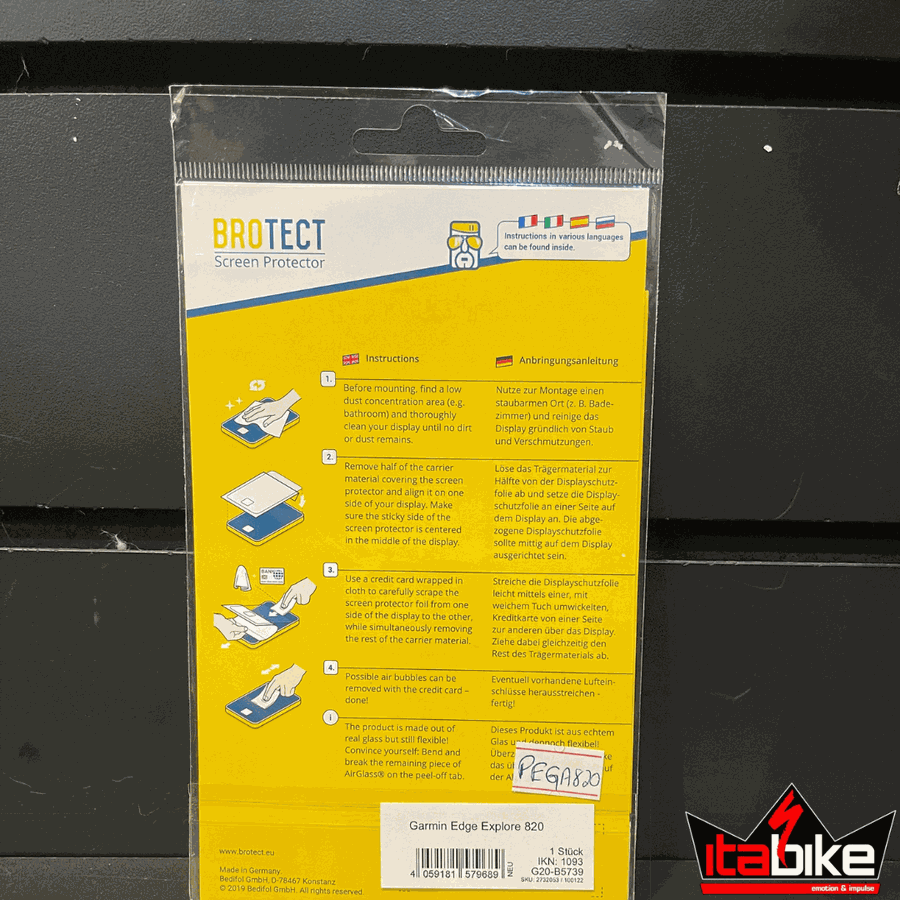Protetor de tela Para Gps Garmin Edge Explore 820