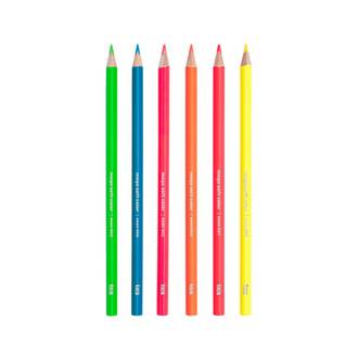 LAPIS DE COR NEON 6 CORES - UN - ACRILEX