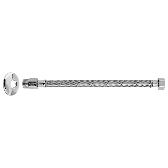LIGAÇÃO FLEXÍVEL DE 40 CM PARA ÁGUA MACHO X FÊMEA 1/2 X 1/2 BLUKIT