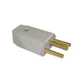 PINO MACHO PERLEX 3P 10A ABNT CINZA 1043