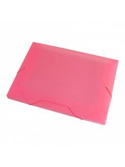 PASTA ELASTICO PLASTICA 2CM OFICIO - 1022 - ROSA - UN - ACP