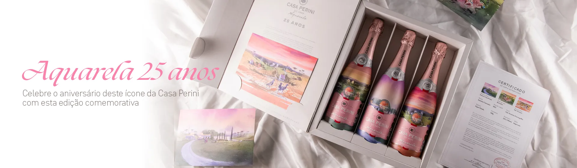 BOX AQUARELA 25 ANOS