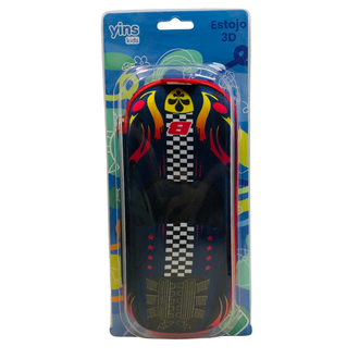 ESTOJO ESCOLAR INFANTIL FIRE RACER - YS42643 - UN - YINS KIDS