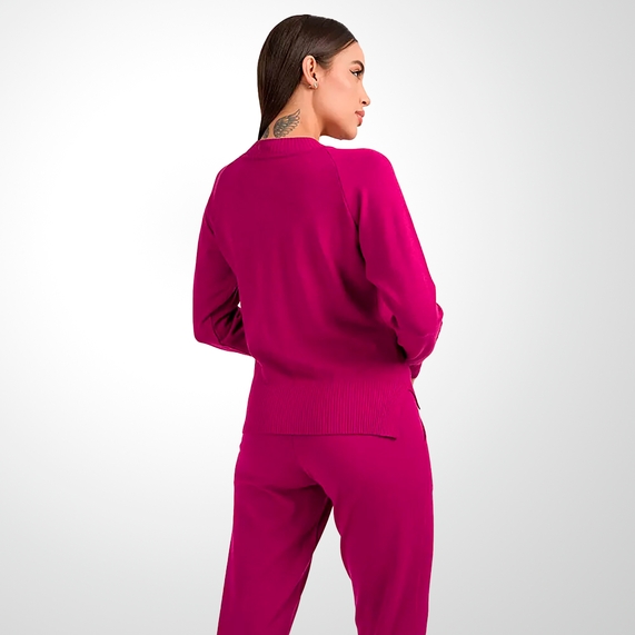 CONJUNTO FEMININO EM TRICOT PINK PADRÃO