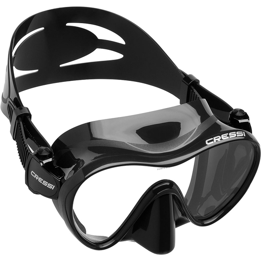 MASCARA FRAMELESS CRESSI PRETO