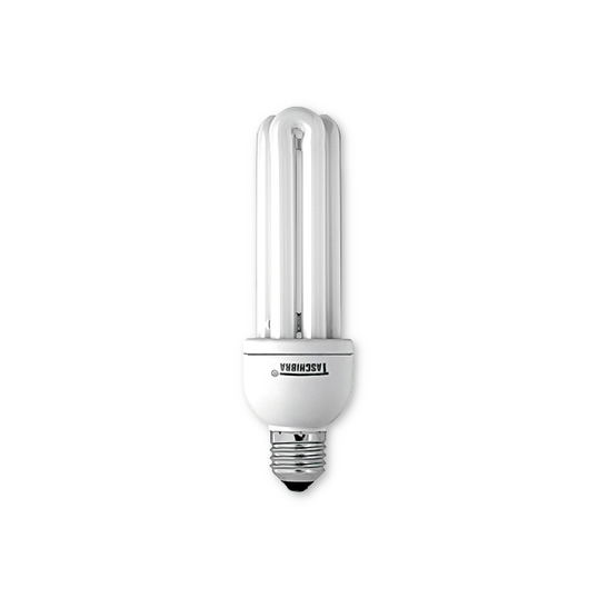 LÂMPADA FLUORESCENTE COMPACTA TASCHIBRA LUZ BRANCA 6400K 3U 20W 220 V