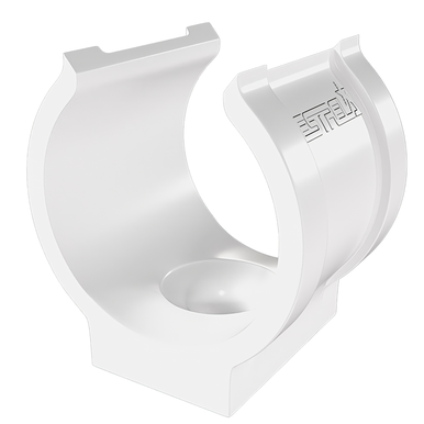 ABRAÇADEIRA DE IMPACTO BRANCA PARA TUBO 25 MM