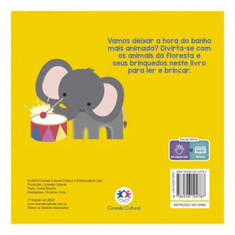 LIVRO DE BANHO HORA DE BRINCAR - C/ESPONJA - UN - CIRANDA CULTURAL