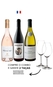 Combo França (3 garrafas) + 2 Taças Riedel 