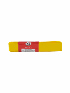 FITA CETIM Nº 3 15MMX10M  - AMARELO CANARIO - UN - KIT
