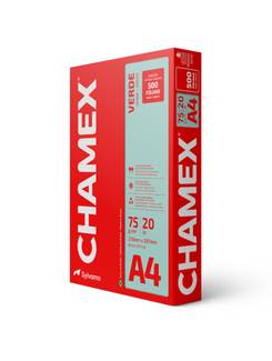 PAPEL CHAMEX COLOR 75G 500FLS - VERDE - UN - CHAMEX