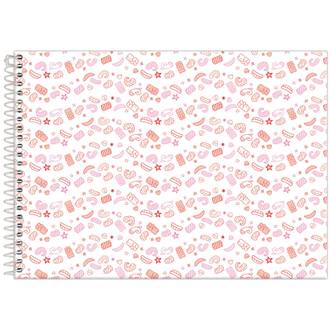 CADERNO DESENHO CAPA DURA 80FLS - ESPIRAL - FINI - UN - FORONI
