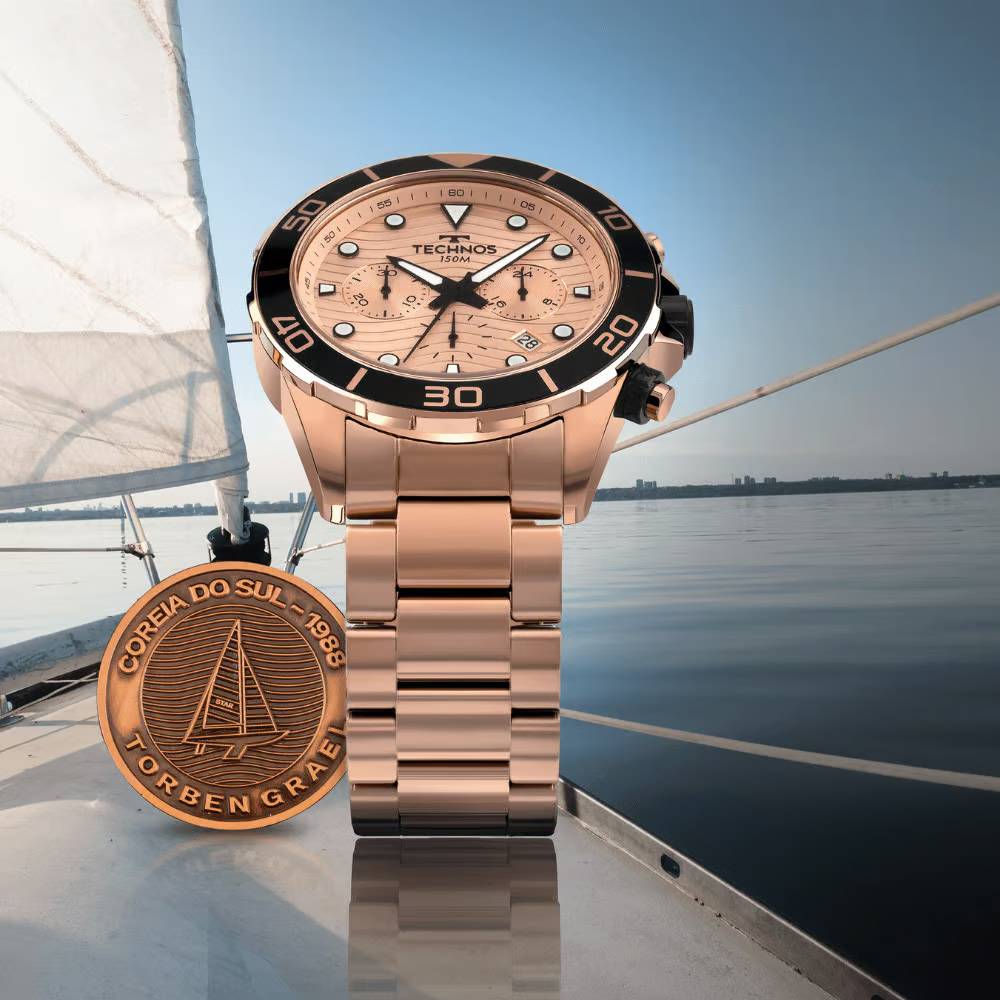 KIT TECHNOS MASCULINO ACQUA ROSE TORBEN GRAEL 