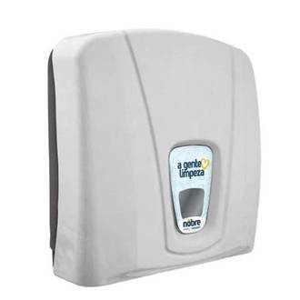 DISPENSER P/PAPEL TOALHA CITY - 33650 - BRANCO - UN - NOBRE