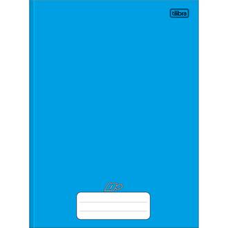 CADERNO BROCHURAO CAPA DURA 96FLS - D+ - AZUL - UN - TILIBRA