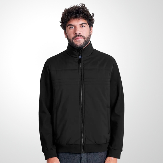 JAQUETA ARAMIS MASCULINA NYLON PRETA