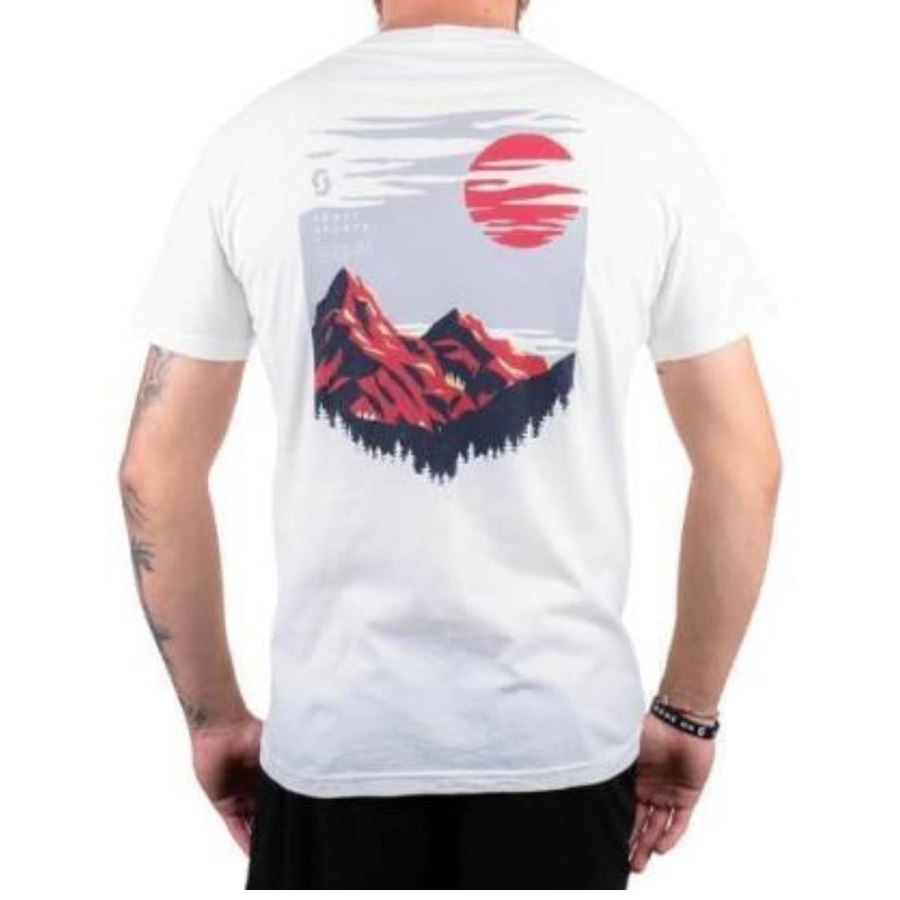Camiseta Scott Grafic Slub Masculina Branca