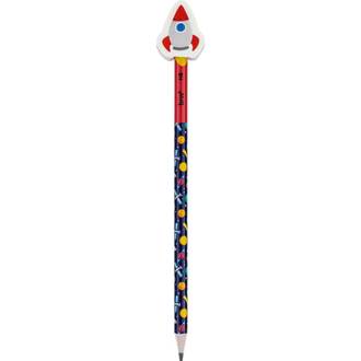LAPIS PRETO HB ADVENTURE C/BORRACHA PONTEIRA - LP7216 - DPL 24 - BRW
