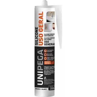 SILICONE UNIPEGA COR 260g HIBRIDO BRANCO